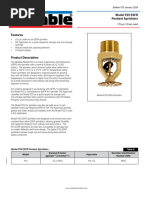 Ficha Tecnica Rosiador Model P25 ESFR Pendent Sprinklers