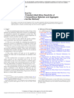 Determining The Potential Alkali-Silica Reactivity of Combinations of Cementitious Materials and Aggregate (Accelerated Mortar-Bar Method)