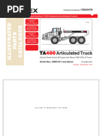 2009 TEREX TA400 Articulated Truck Parts Manual