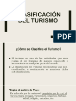 Clasificación Del Turismo