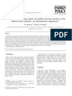 Technical and Economic Aspects of Ancillary Services Markets in The Electric Power Industry An International Comparison - 2006 - Energy Policy