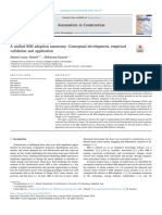 A Unified BIM Adoption Taxonomy