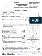 Epreuve PA Sequence 3 2021