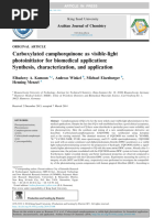 Carboxylated Camphorquinone As Visible-Light Photoinitiator For Biomedical Application: Synthesis, Characterization, and Application