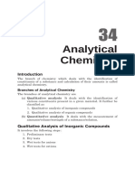 Analytical Chemmmistry