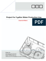 KM 450bph 5 Gallon Water Production Line