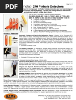 Elcometer 270 Pinhole Detectors