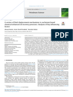 A Review of Fluid Displacement Mechanism in Surfactant-Based CEOR Processes