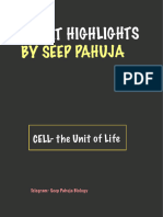 Ncert Highlight - Cell - by Seep Pahuja