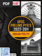 Indian Polity (Prelims PYQs)