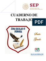 Cuaderno de Trabajo 6°