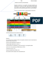 Código de Color de Las Resistencias 2024