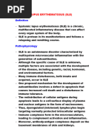 Systemic Lupus Erythematosus (Sle)