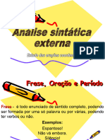 Slide Oração Coordenada Assindetica e Sindetica