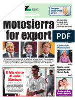 Motosierra For Export: El Feliz Retorno de Javier Altamirano