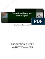 Lecture 5. Production Theory and The Costs of Production