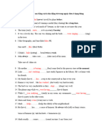 Homework - Present Perfect & Present Continuous Perfect - 1mar