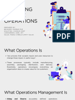 Managing Service Operations