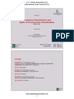 Occupancy Construction Classification