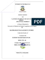 "A Study On Impact of GST On India Financial Market