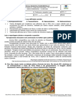 Atividades 7 Ano. Renascimento e Transformaçoes Feudais