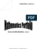 Zeros of Cubic Function