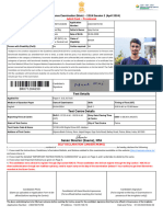 Admit Card