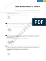 Digital SAT Reading and Writing Practice Test 22