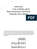 Notas Estranhas A Harmonia (Diether de La Motte)