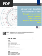 Cours Consolidation V Septembre 2022