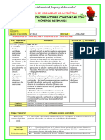 Ses-Viern-Mat-Resolvemos Operaciones Combinadas Con Números Decimales