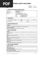 MSDS Hardener PFT - 213 SF