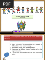 Learning Theories Thorndike Pavlov Watson Skinner 1