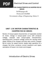 UNIT 1-Lecture 1 Introduction of Electrical Drives and Control