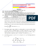 JEE Advanced Paper 1