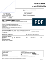 Contrat de Mission: Du: 09/01/2023 Au: 16/12/2023 Terme Précis Avancée 08/12/2023 Ou Reportée 14/12/2023