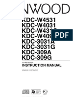 KDC-W4531 KDC-W4031 KDC-W431G KDC-W409 Kdc-3031a KDC-3031G Kdc-309a KDC-309G