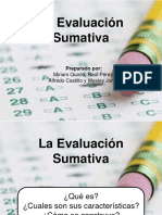 Evaluación Sumativa