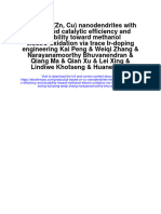 Download Pt Based Zn Cu Nanodendrites With Enhanced Catalytic Efficiency And Durability Toward Methanol Electro Oxidation Via Trace Ir Doping Engineering Kai Peng Weiqi Zhang Narayanamoorthy Bhuvanendra all chapter