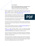 Derechos y Obligaciones Del Trabajador