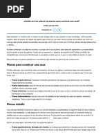 ¿Cuáles Son Los Planos Necesarios para Construir Una Casa