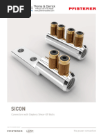 Shearbolt Cable Connectors Cable Lugs Pfisterer Sicon