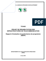 FR Chad Projet de Rehabil Des Infrastru de Telecom