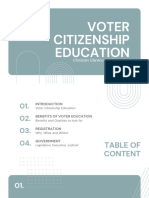 Voter Citizenship Education