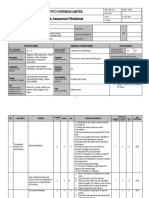 1-RISK ASSESSMENT For MOBILIZATION WORKS