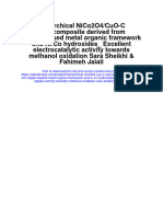 Download Hierarchical Nico2O4 Cuo C Nanocomposite Derived From Copper Based Metal Organic Framework And Ni Co Hydroxides_ Excellent Electrocatalytic Activity Towards Methanol Oxidation Sara Sheikhi Fahimeh J full chapter