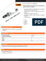 Desarmador de Impacto Con 4 Puntas de Acero S2 3/8", Expert: CÓDIGO: 101176 CLAVE: DIMP-38X