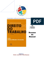 Dir - Trabalho - Resumo - Parte I