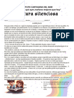 LECTURA SILENCIOSA MEDIA 9, 10 y 11 - 12 y 13 de Marzo