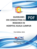 Guidelines On Conducting Clinical Research in Hospital Kuala Lumpur